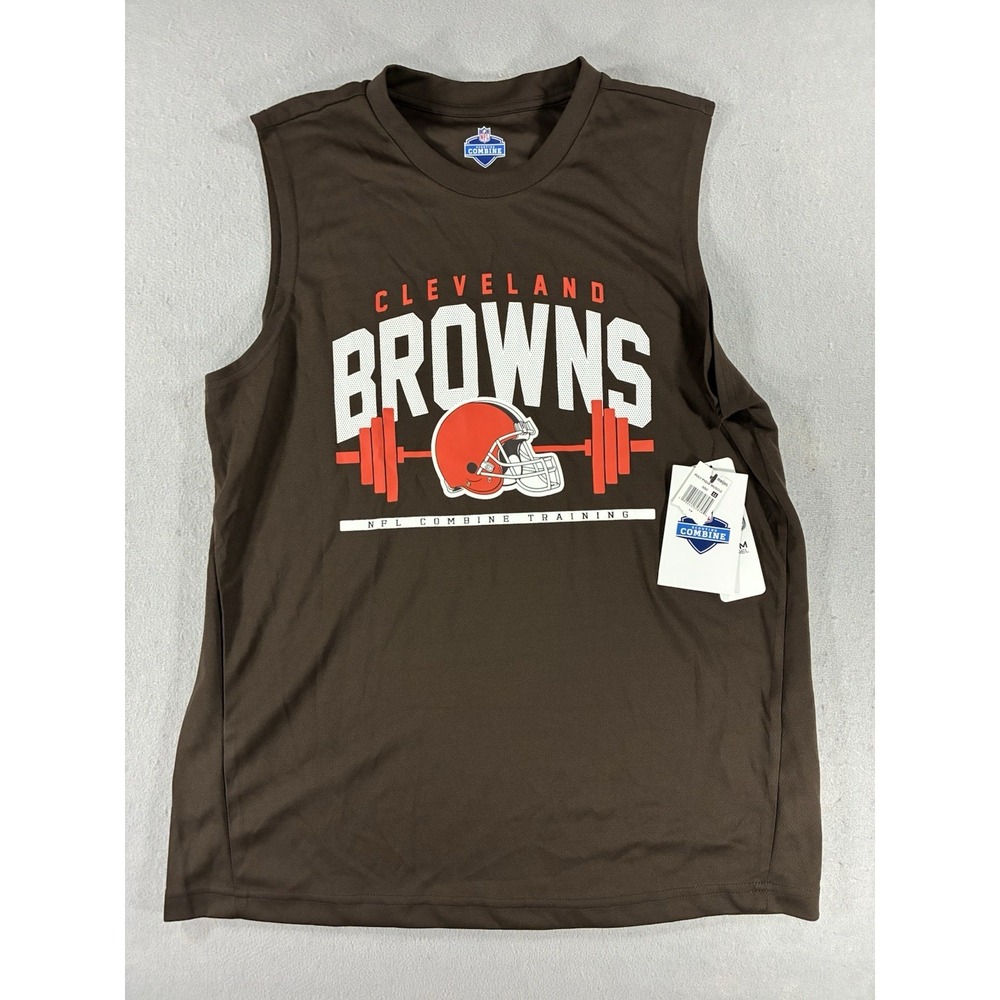 Brand New With Tags Cleveland Browns Combine Tank Top. NFL Team Apparel. Medium